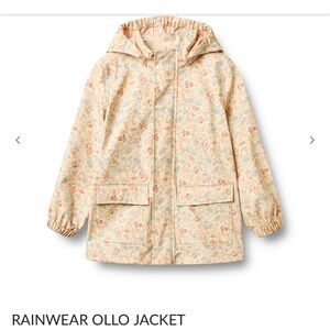 Wheat RAINWEAR OLLO JACKET Floral Kids Jacket